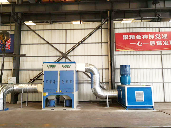 解析等離子切割機除塵系統(tǒng)竣工案例