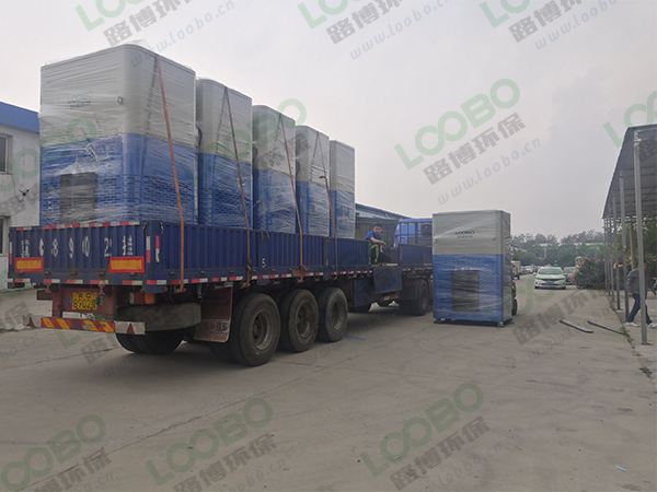 路博環(huán)保又一批自循環(huán)煙塵凈化一體機(jī)發(fā)往北京