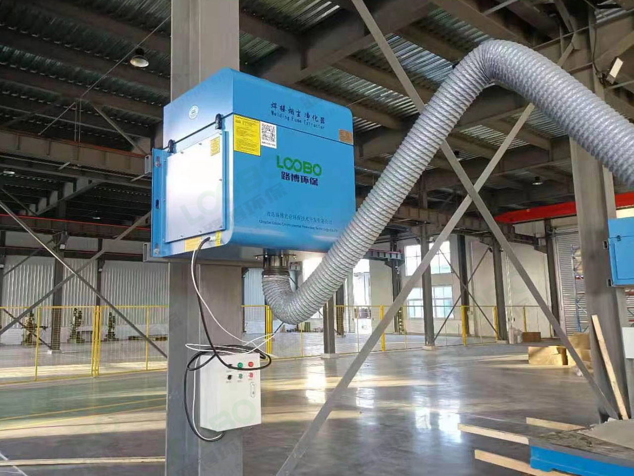焊煙凈化效果好，節(jié)省占地面積，推薦使用固定式焊接煙塵凈化器 (2).jpg