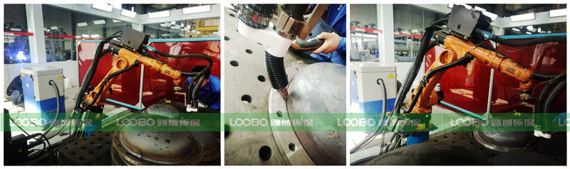 機器人焊接煙塵治理有妙招，看看高負(fù)壓焊接煙塵凈化器效果有多絕