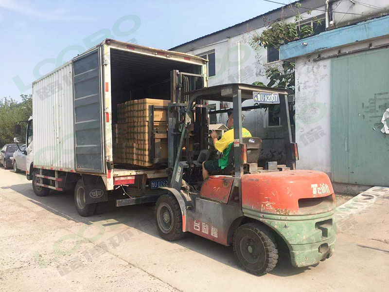 路博環(huán)保|客戶濾筒除塵器更換濾筒配件，即刻發(fā)往鄭州